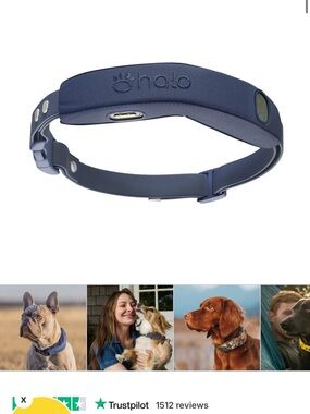 Halo Navy Blue Dog Calming Collar